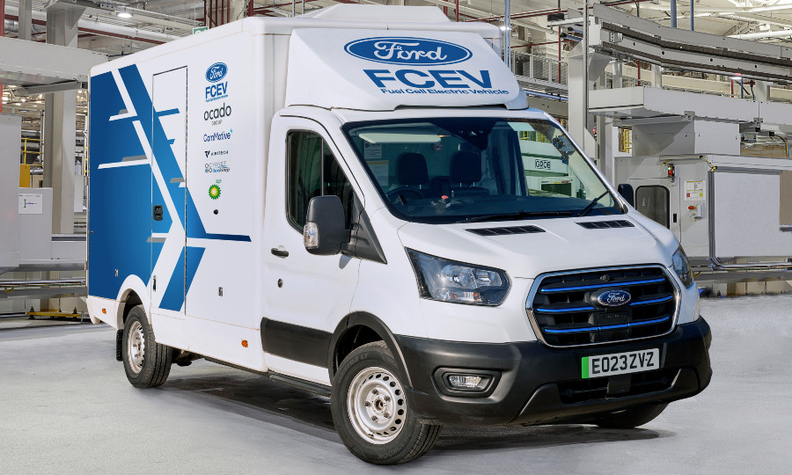 Ford E-Transit fuel cell vehicle 